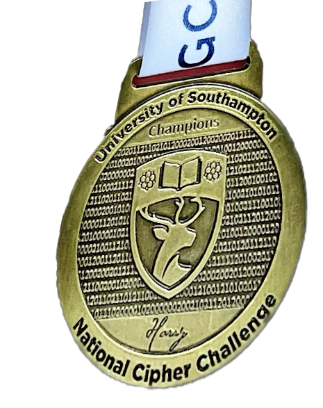 The Gold Medal awarded to our top competitors.